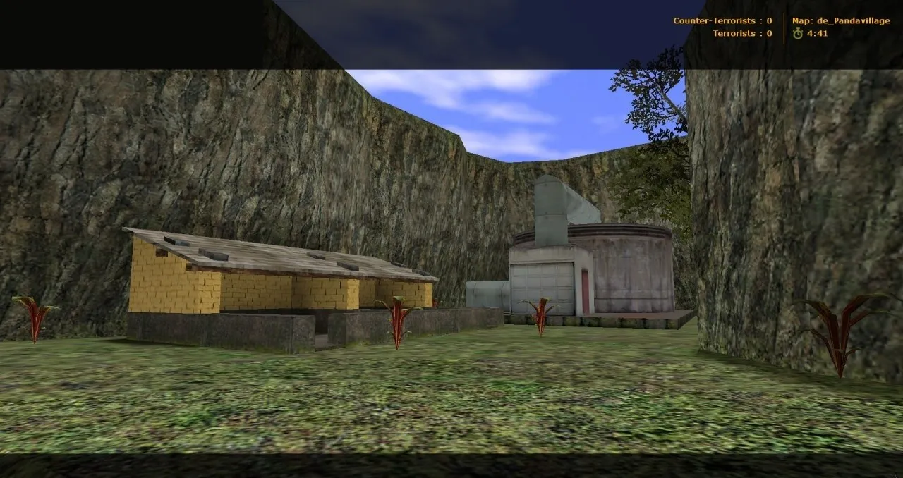 Скачать Карта de_pandavillage для CS 1.6: Тактические возможности и баланс - Скриншот