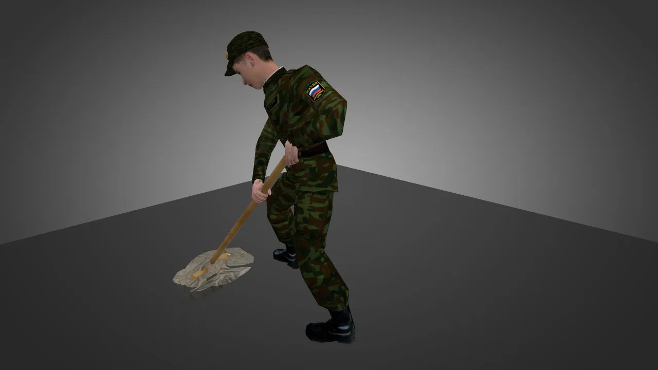 Скачать Модель «Russian Soldier» для CS 1.6 - Уникальный скин для игроков - Скриншот