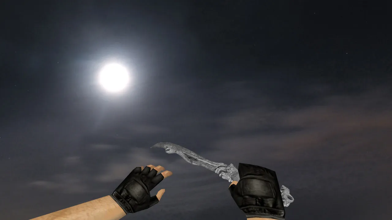 Модель ножа «Far Cry Knife» v_model для CS 1.6: p_ и w_ файлы, звук, анимация осмотра и текстуры — скриншот 3