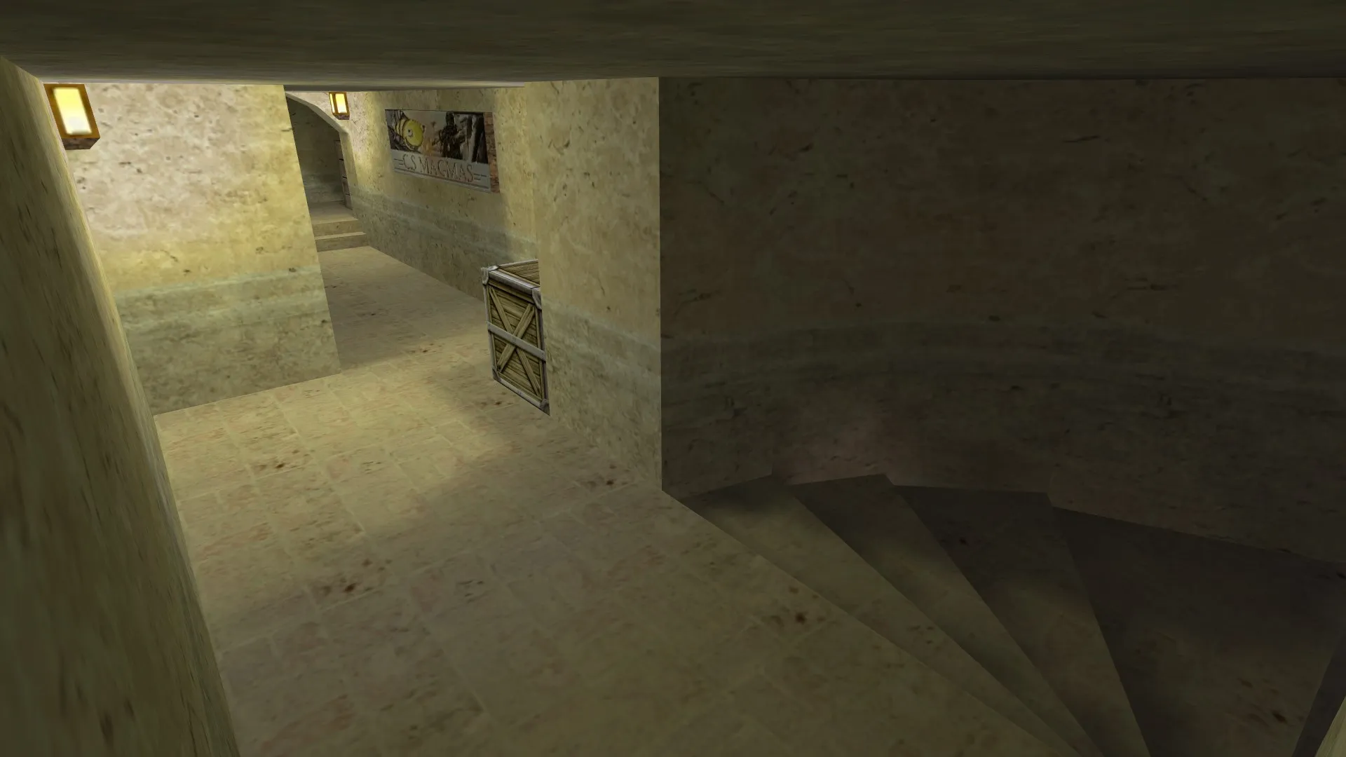 Карта de_dust2_suncsm для CS 1.6: баланс сторон, точки, .nav для ботов и оптимизация — скриншот 10