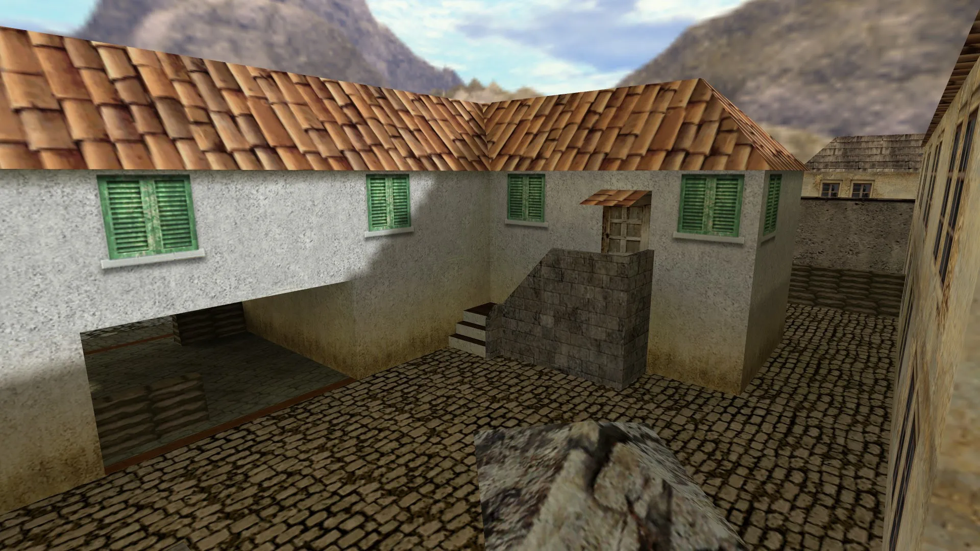 Скачать de_crazytank для CS 1.6: тактика за Т/КТ, точки, навигация ботов и оптимизация карты - Скриншот