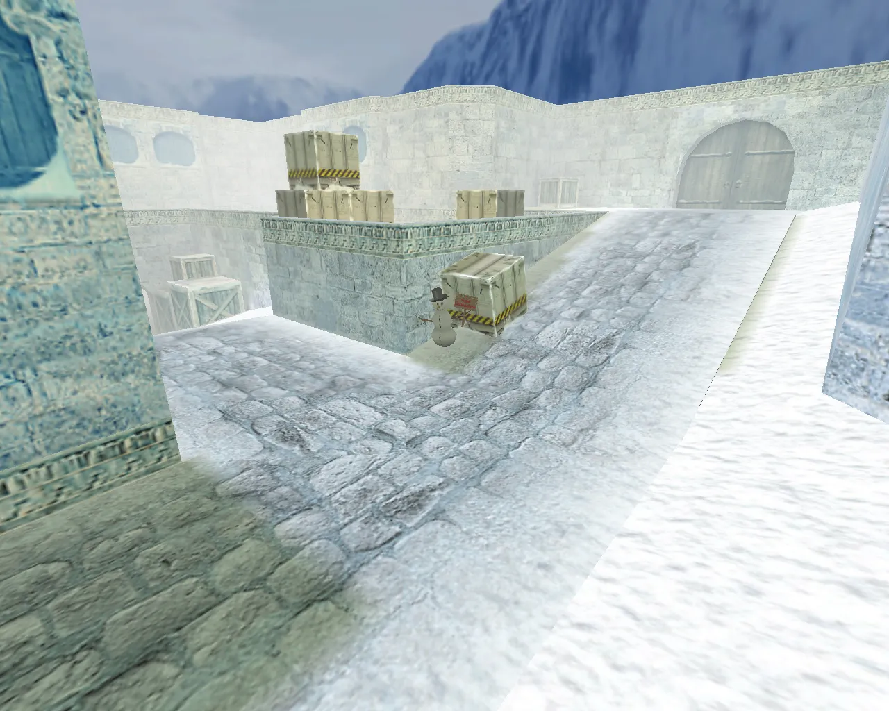 Скачать de_dust2_newyear — карта DE для CS 1.6: баланс сторон, точки, .nav и оптимизация - Скриншот