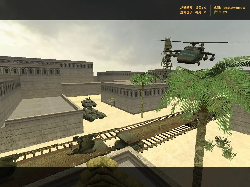 Карта losttownnew для Counter-Strike 1.6: тактика и особенности — скриншот 5