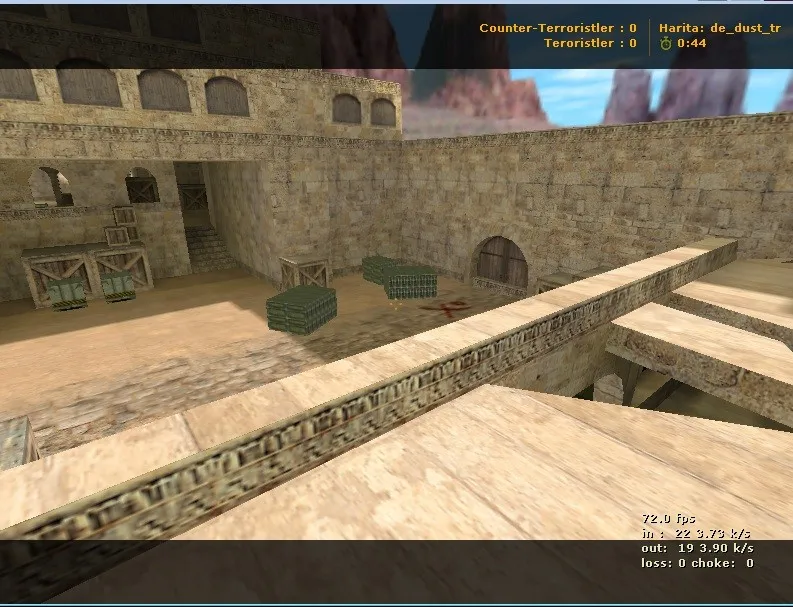 de_dust_tr для CS 1.6: тактика за терроров и спецточки, .nav для ботов, оптимизация карты — скриншот 6