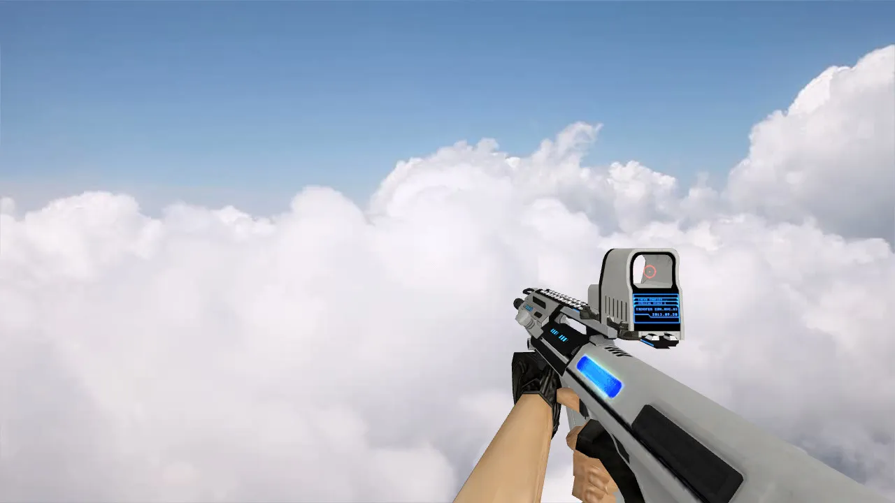 Скачать Модель AUG A3 Trooper для CS 1.6 - Уникальный стиль и точность - Скриншот