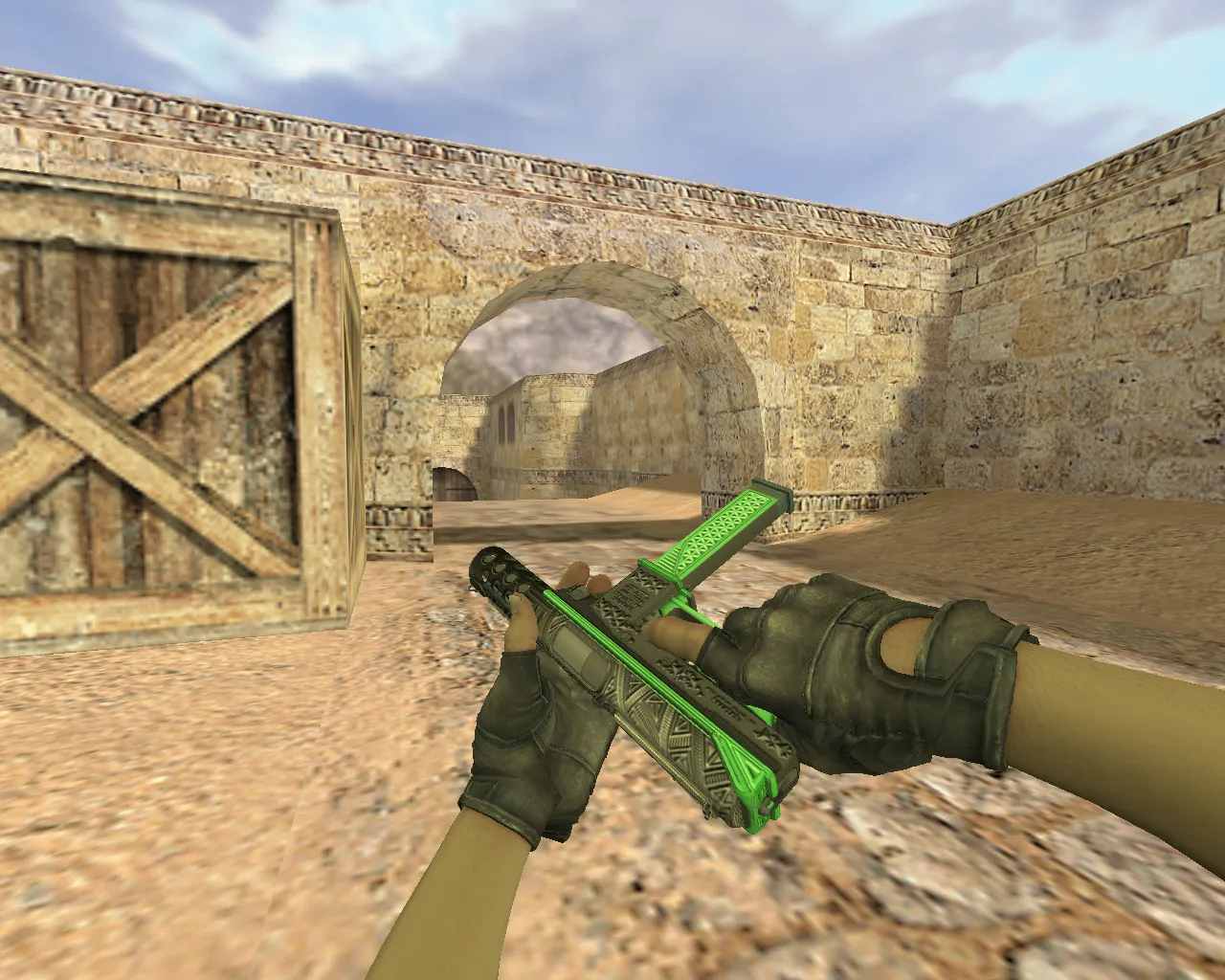 Скачать Модель «TEC-9 Мистер Грин» для CS 1.6 - Скачай и играй - Скриншот