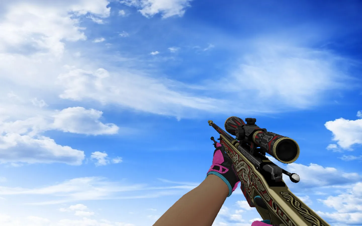 Скачать Модель AWP | Принц и спортивные перчатки Порок для CS 1.6 - Скриншот
