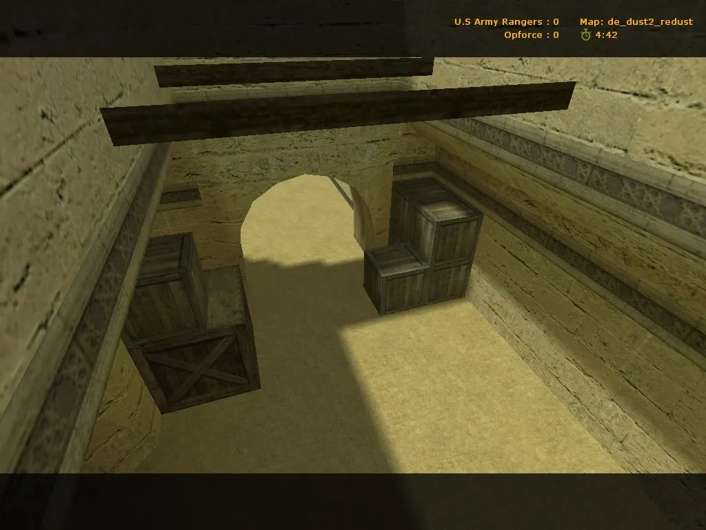 Скачать Карта de_dust2_redust для CS 1.6: баланс сторон, точки, .nav для ботов и оптимизация - Скриншот