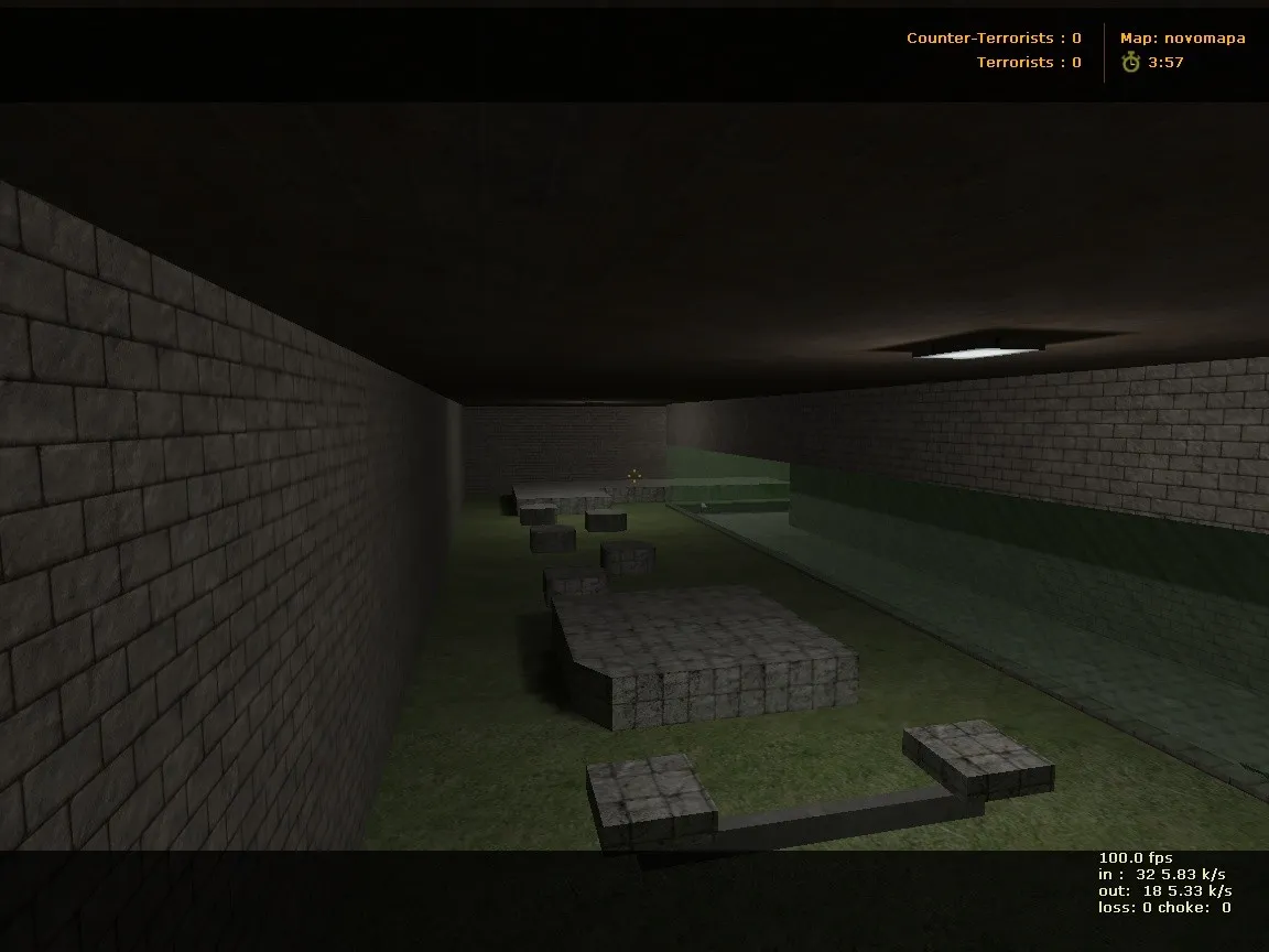 Скачать deathrun_wits_underground для CS 1.6: точки, боты, .nav и оптимизация карты - Скриншот