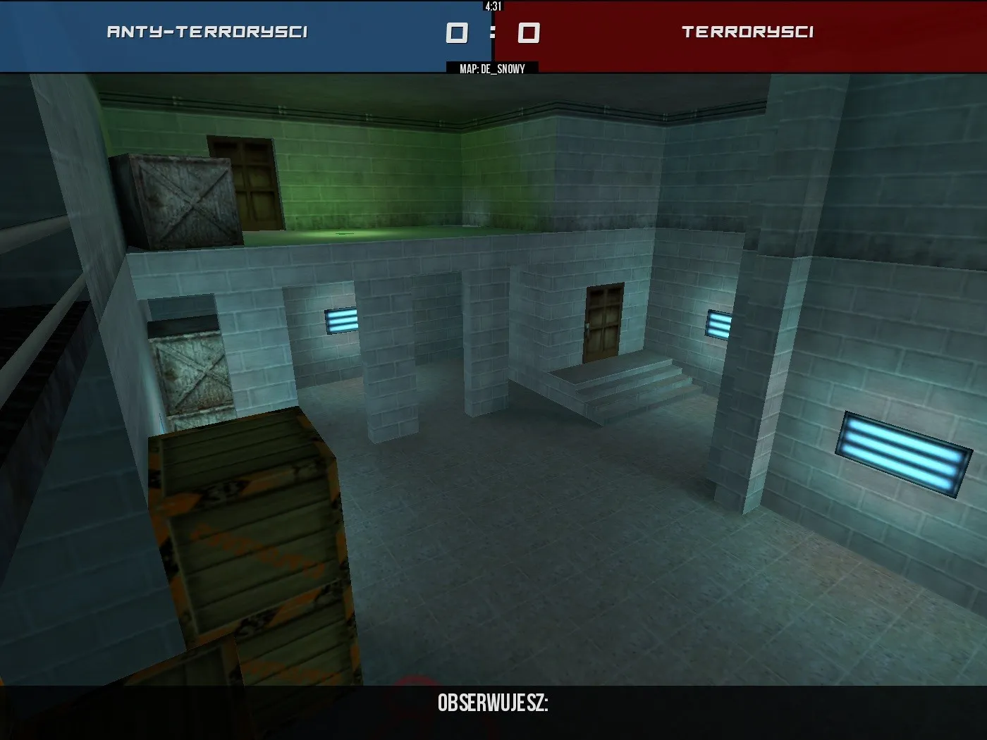 Карта de_snowy для CS 1.6: Тактика и особенности — скриншот 8