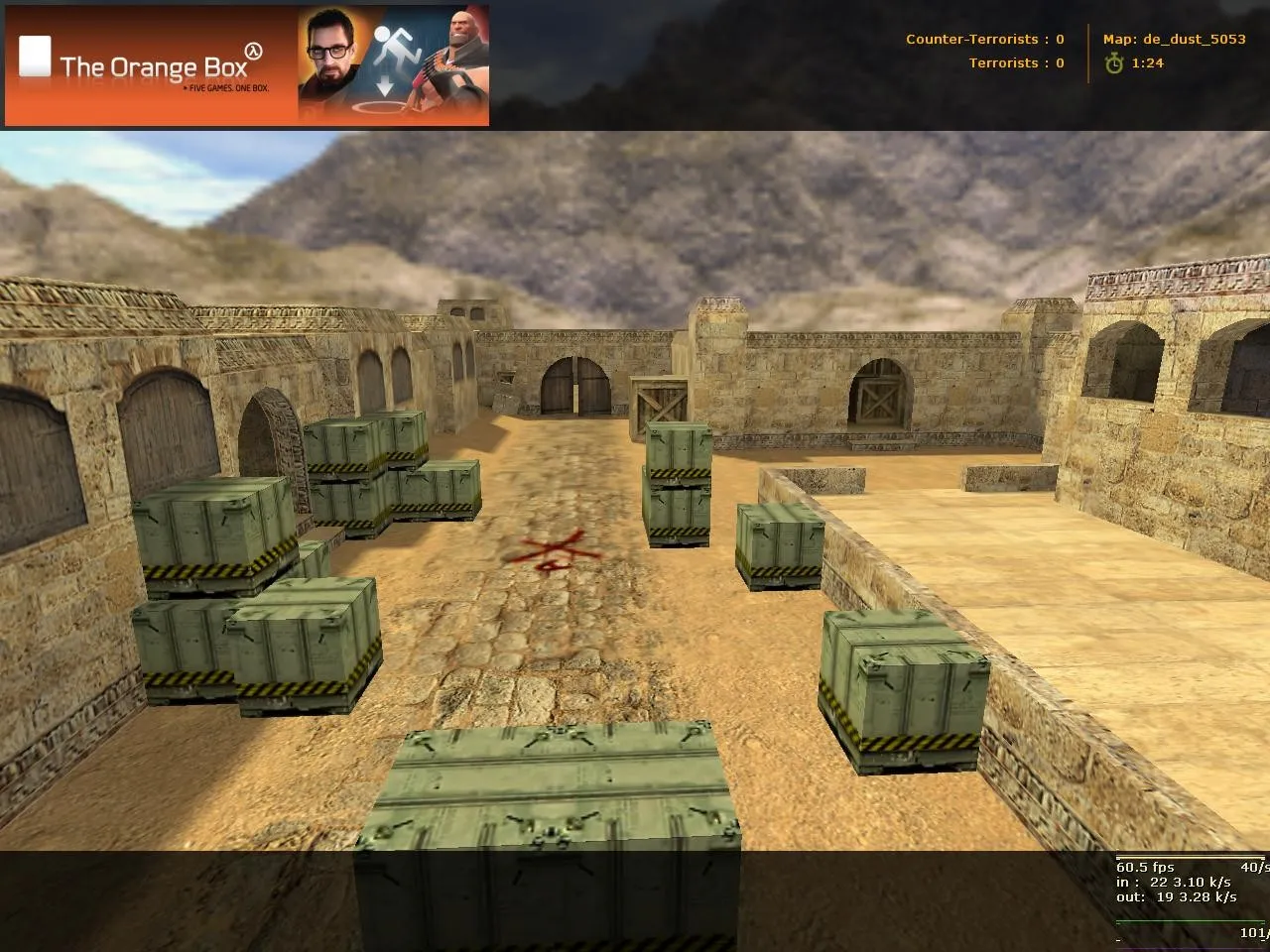 Скачать Карта de_dust_5053 для CS 1.6: точки, спавны, баланс сторон, .nav и оптимизация - Скриншот