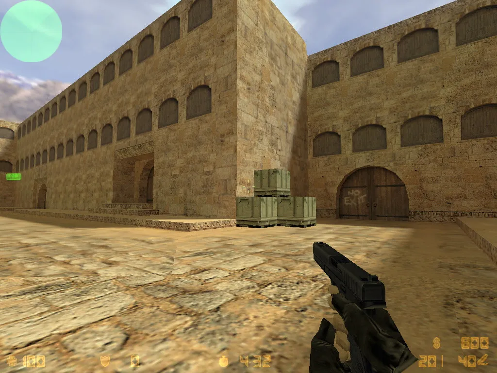 Скачать Карта de_dust_assault для CS 1.6: точки, тактика за T/CT, .nav для ботов и оптимизация wpoly/epoly - Скриншот