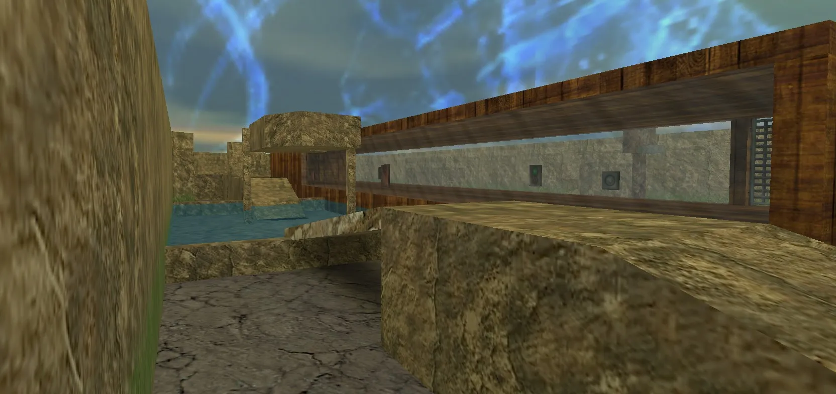 Скачать deathrun_unreal_play для CS 1.6: карта deathrun, тактика раундов, боты .nav, оптимизация и config - Скриншот
