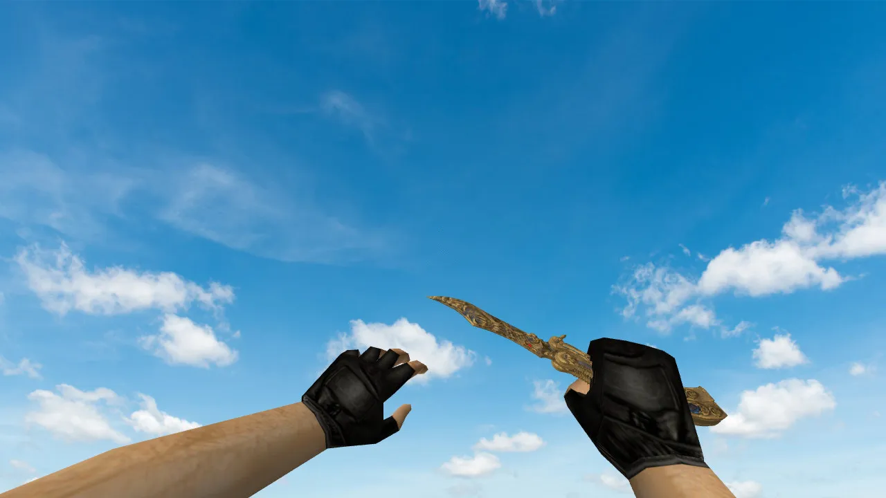 Скачать Модель Butterfly Knife Dragonian v_ для CS 1.6: качество текстур, анимация осмотра, звуки и сборка без вирусов - Скриншот