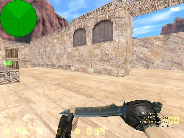 Скачать de_dust2_big для CS 1.6: карта, точки, боты .nav, оптимизация и баланс сторон - Скриншот