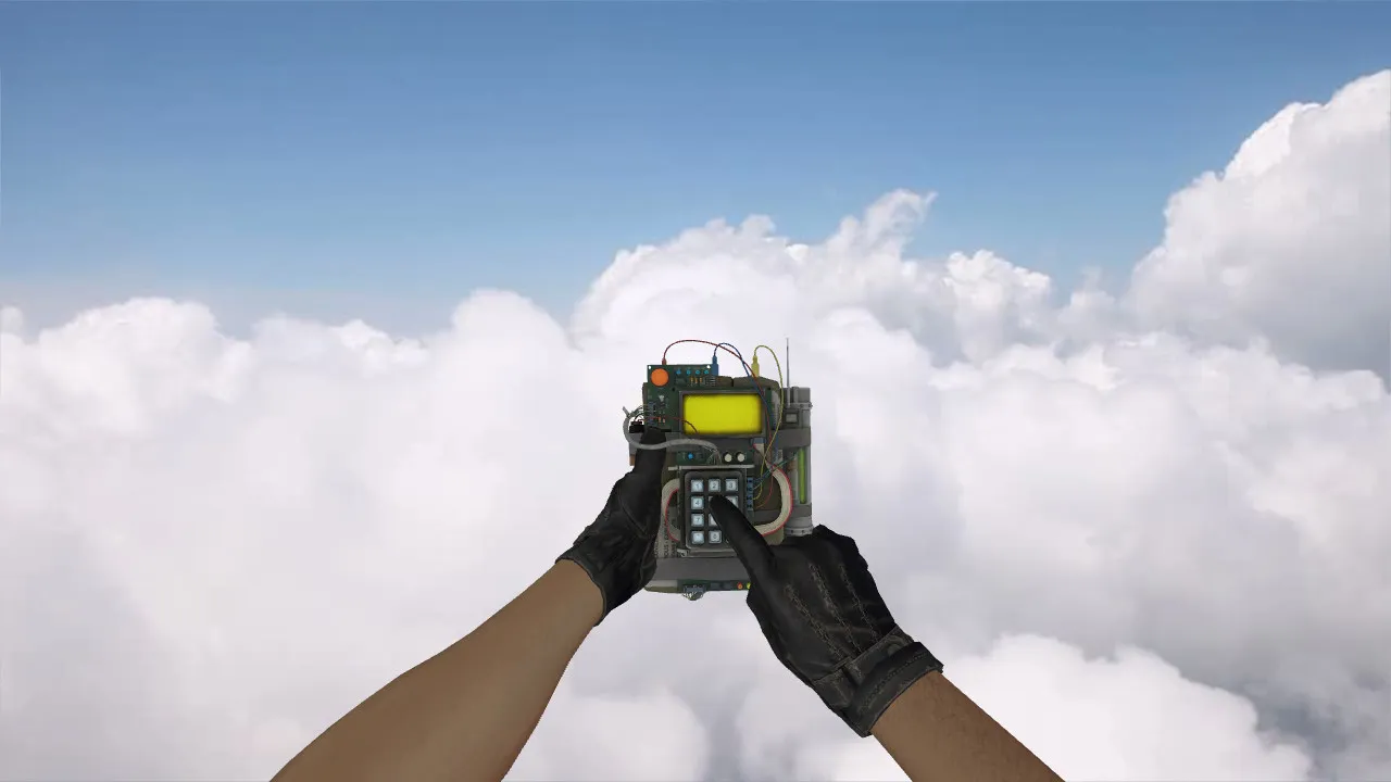 Скачать Модель C4 «Новая бомба из CSGO» v_ p_ w_ для CS 1.6: звуки, анимация осмотра, качество текстур - Скриншот