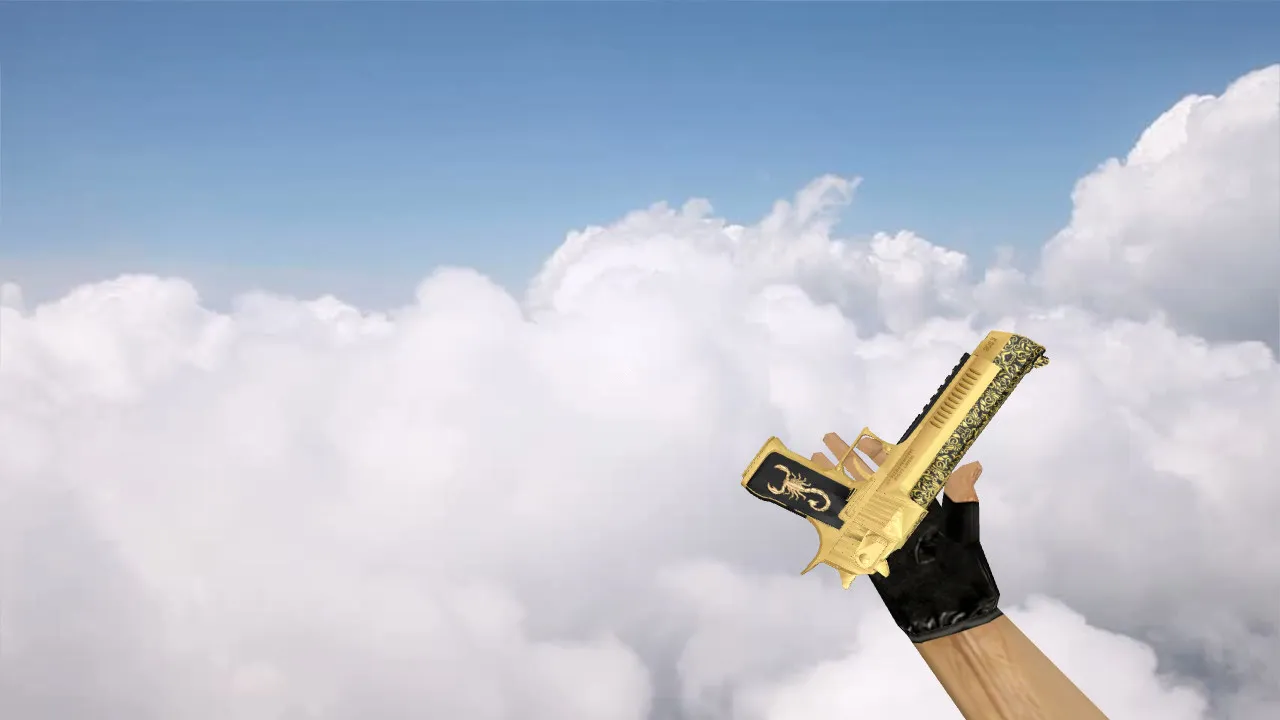 Скачать Модель «Deagle Gold Scorpion» для CS 1.6: Обзор и особенности - Скриншот