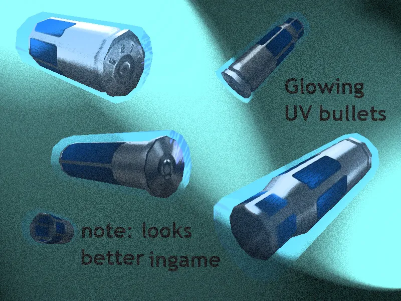 Скачать Модель «Glowing UV Shells» для CS 1.6: v_, p_, w_, звуки, анимация осмотра и качество текстур гильз - Скриншот