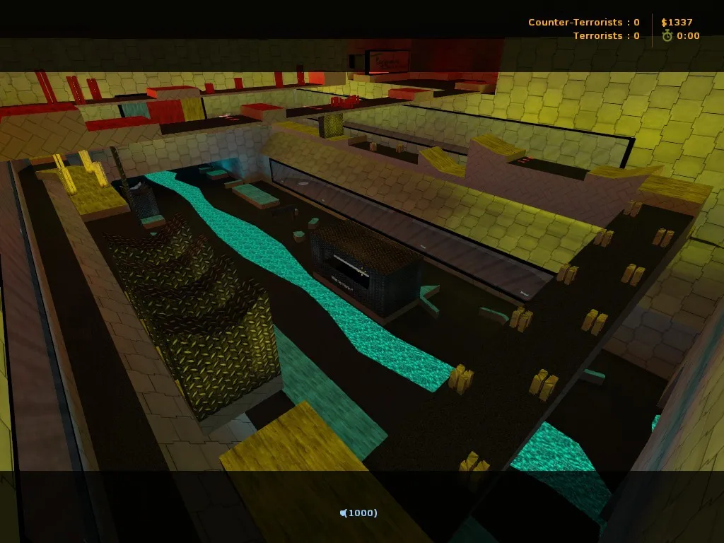 Скачать Карта deathrun_collor_fg для CS 1.6: тактика за CT и T, точки, .nav, оптимизация wpoly/epoly, без вирусов - Скриншот
