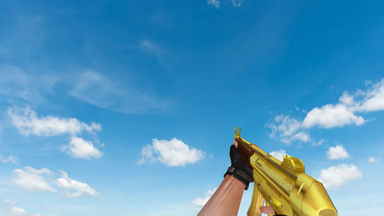 Скачать Модель «CSO MP5 Gold Edition» для CS 1.6 - Скриншот
