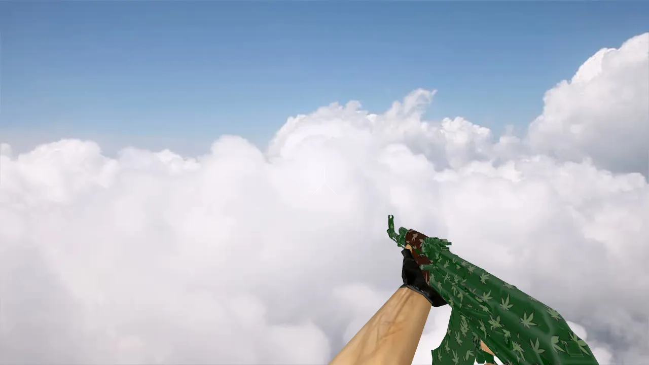 Модель «AK-47 WD» для CS 1.6: v_ p_ w_ файлы, звуки, анимация осмотра, текстуры и настройка — скриншот 1
