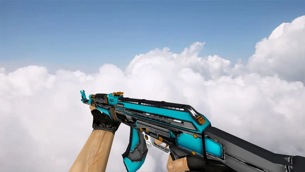 Модель AK-47 Overdrive (v_ p_ w_) для CS 1.6: звуки, анимация осмотра, качество текстур — скриншот 2