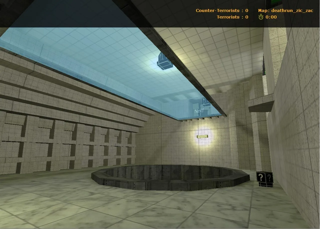 deathrun_zic_zac — карта deathrun для CS 1.6: ловушки, раунды, точки для CT и T — скриншот 8