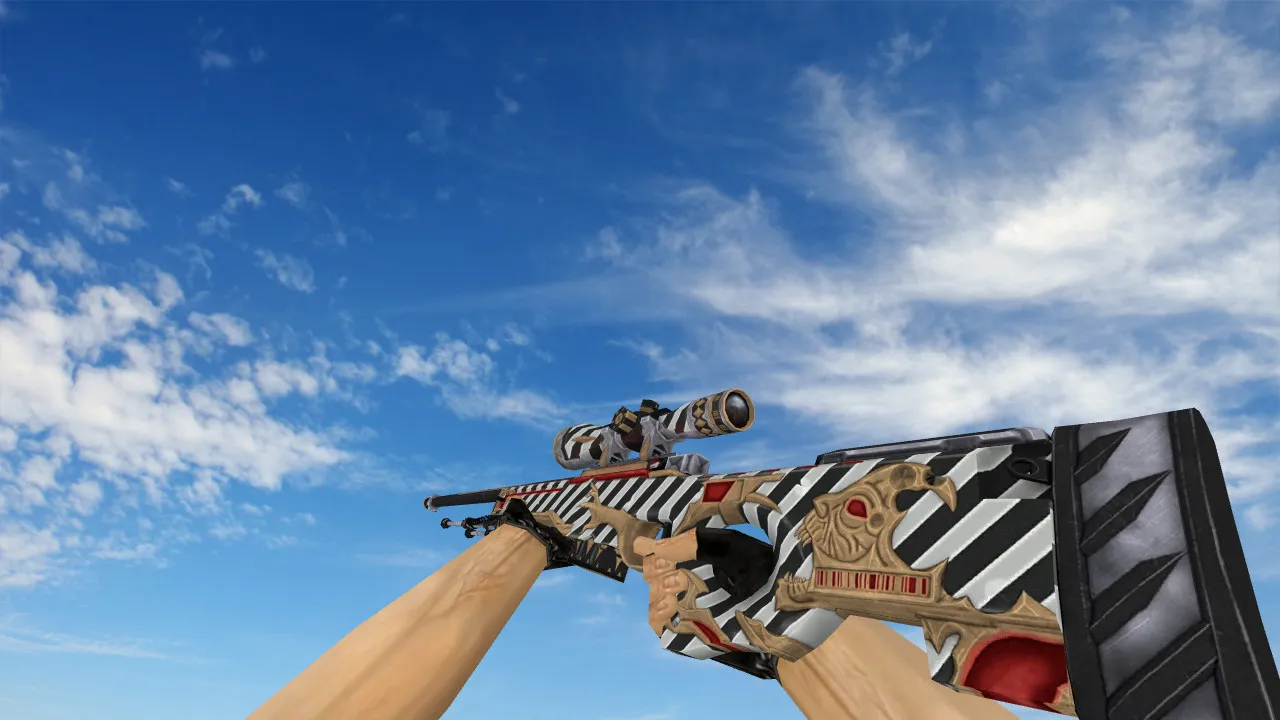 Скачать Модель «AWP Faust» для CS 1.6 - Уникальные текстуры и анимация - Скриншот