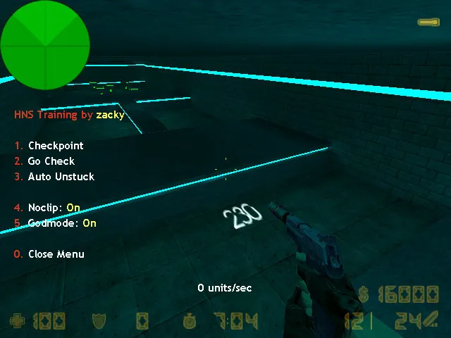 deathrun_blue_x — карта deathrun для CS 1.6: точки, раунды, .nav и оптимизация — скриншот 8