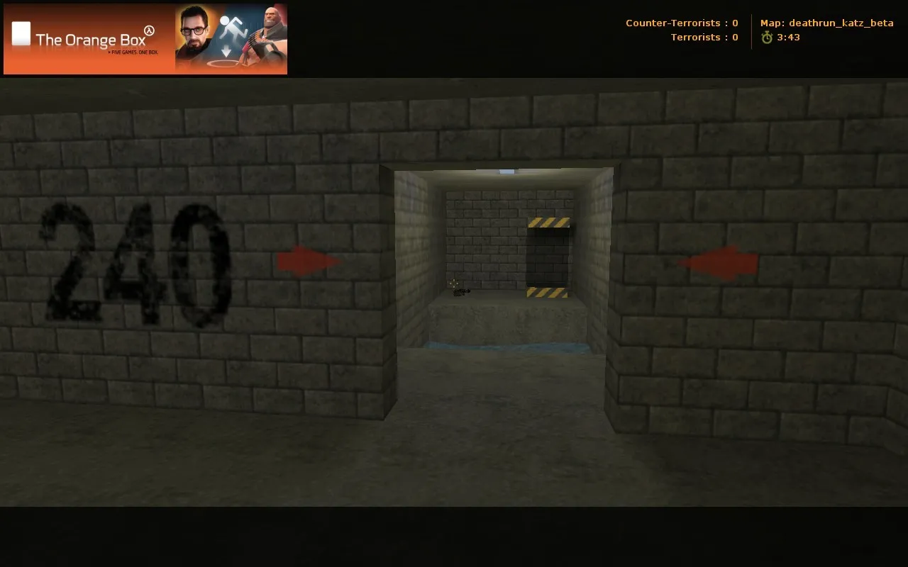 Скачать deathrun_katz_beta — карта deathrun для CS 1.6: раунды, ловушки, кт/т тактика и точки контроля - Скриншот