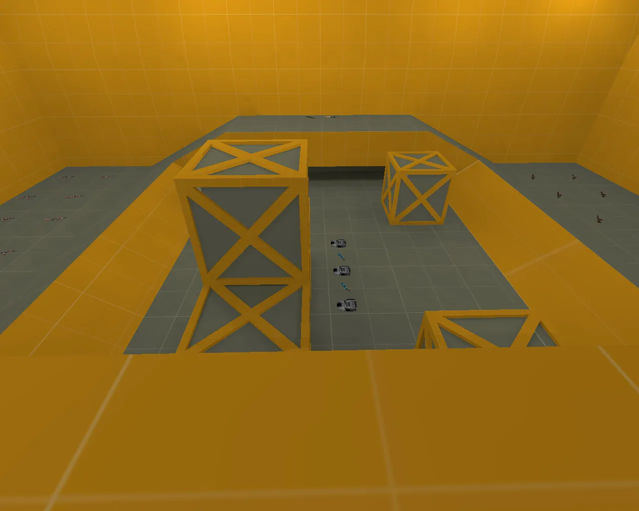 Скачать aim_ak_m4_orange для CS 1.6: прицеливание, споты и тренировка аима без лагов - Скриншот