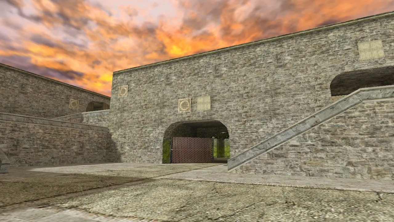 Скачать Карта de_nobreath для CS 1.6: тактика и особенности - Скриншот