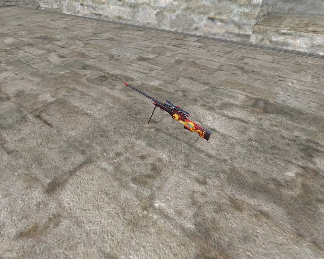 AWP «Дикое пламя» для CS 1.6 - Модели оружия — скриншот 7