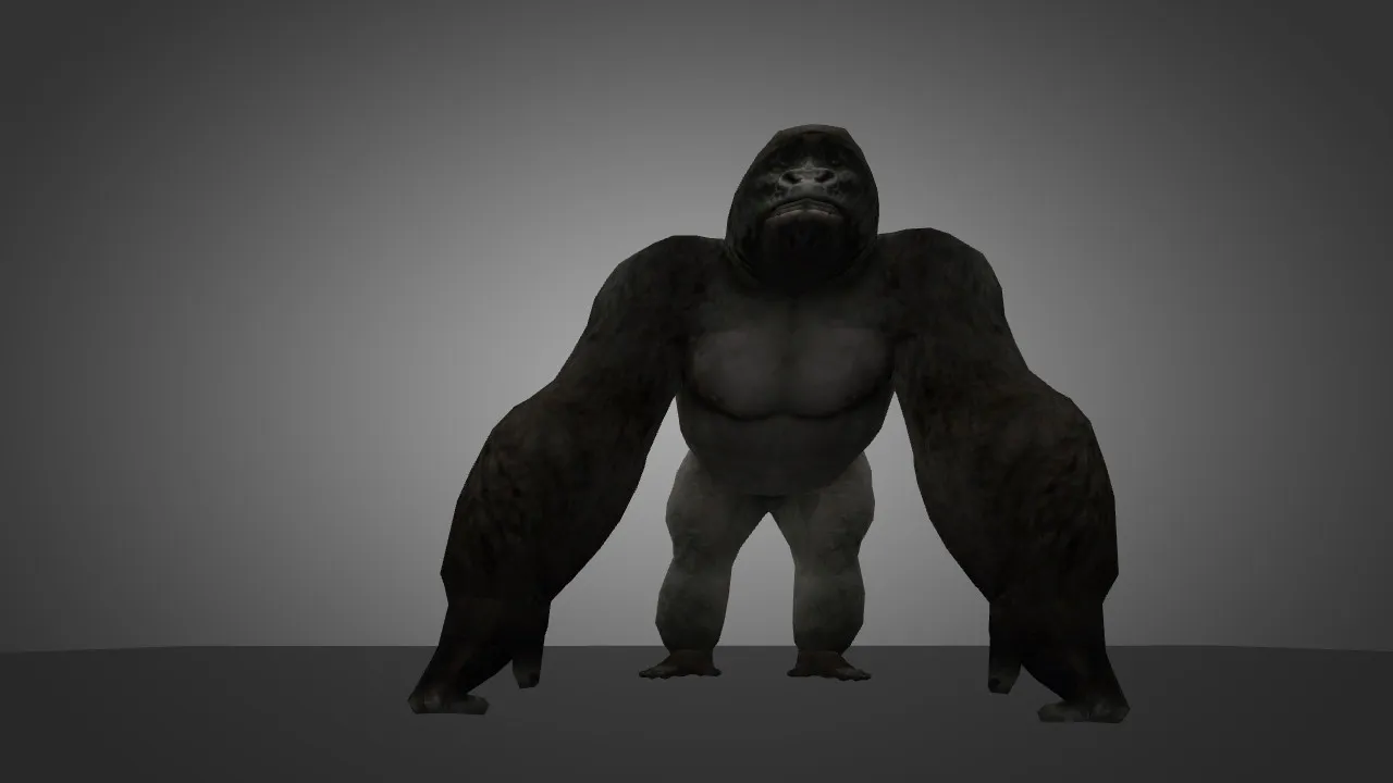 Скачать Модель «Little Gorilla» для CS 1.6 - Уникальный скин для вашего персонажа - Скриншот