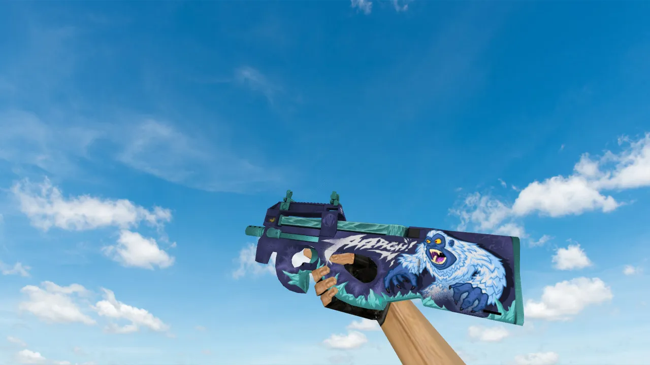 Скачать Модель «P90 Yeti» для CS 1.6 - Эффективное оружие для победы - Скриншот
