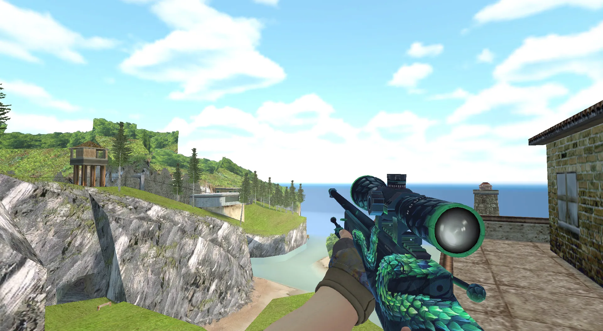 Скачать Пак моделей оружия Hydra Gloves | Case Hardened Pack для CS 1.6: v_, p_, w_ модели, анимация осмотра, звуки и текстуры - Скриншот