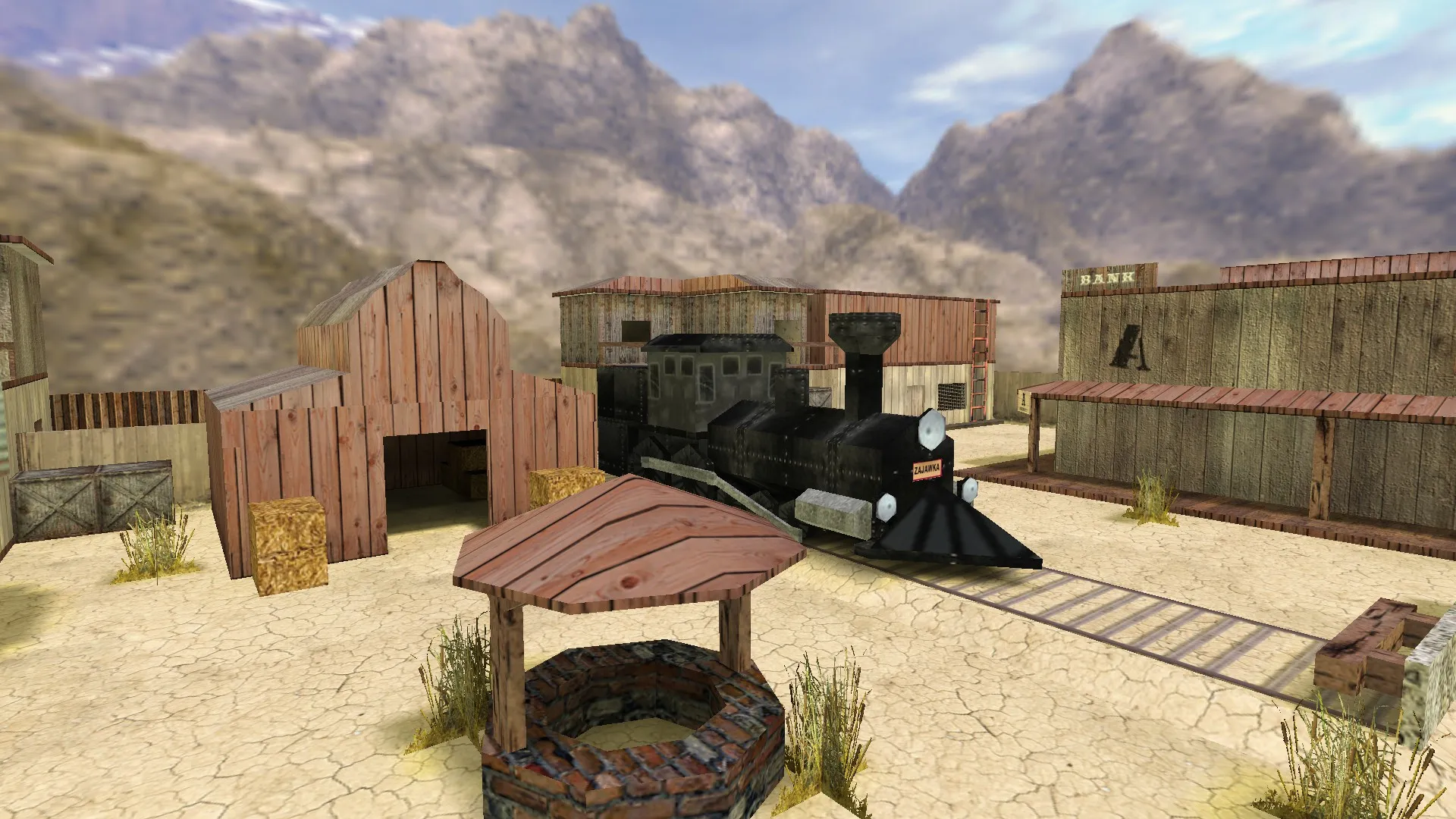 Скачать Карта de_wildywest для CS 1.6 - Тактический анализ и особенности - Скриншот