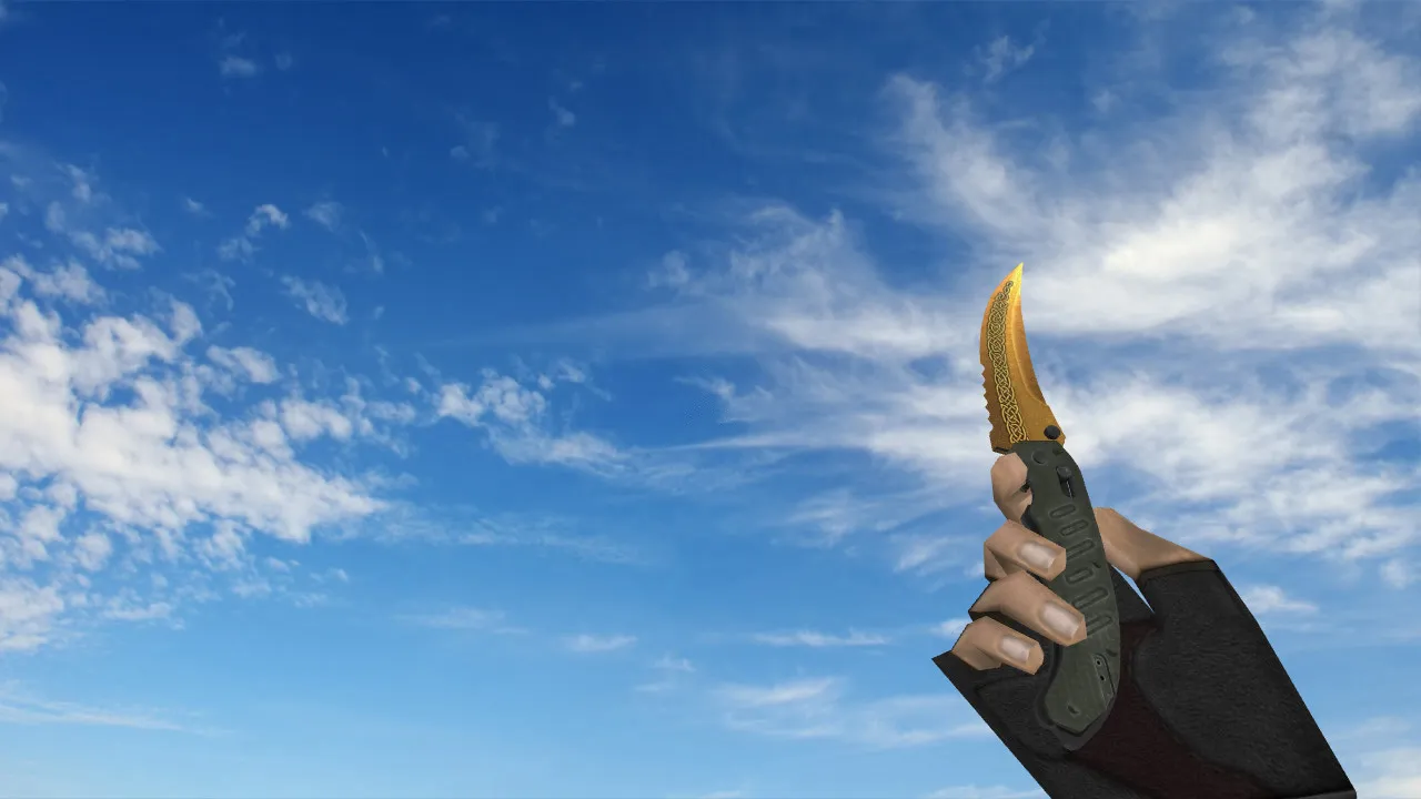 Скачать Складной нож «Легенды» (Default Gloves) v_ модели для CS 1.6: звуки, анимация осмотра, текстуры - Скриншот