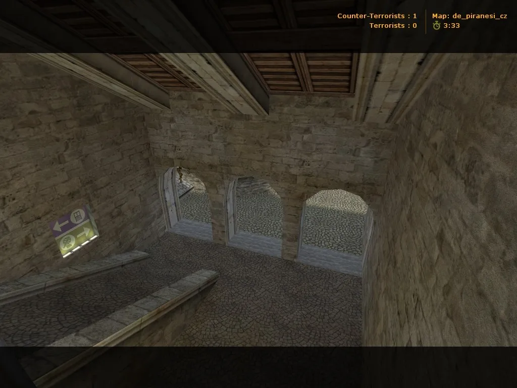 Скачать Карта de_piranesi_cz для CS 1.6: Оптимизация и тактика - Скриншот