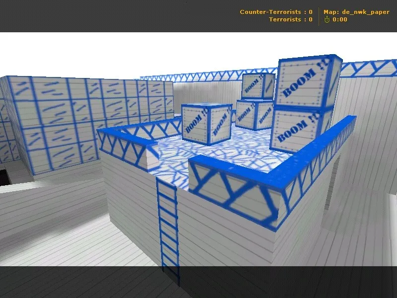 Скачать Карта de_nwk_paper для CS 1.6: Тактические возможности и оптимизация - Скриншот