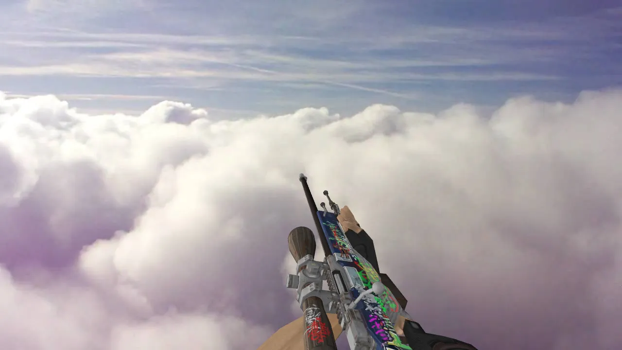 Скачать Модель «AWP Train Graffiti» для CS 1.6 - Качество и Уникальность - Скриншот