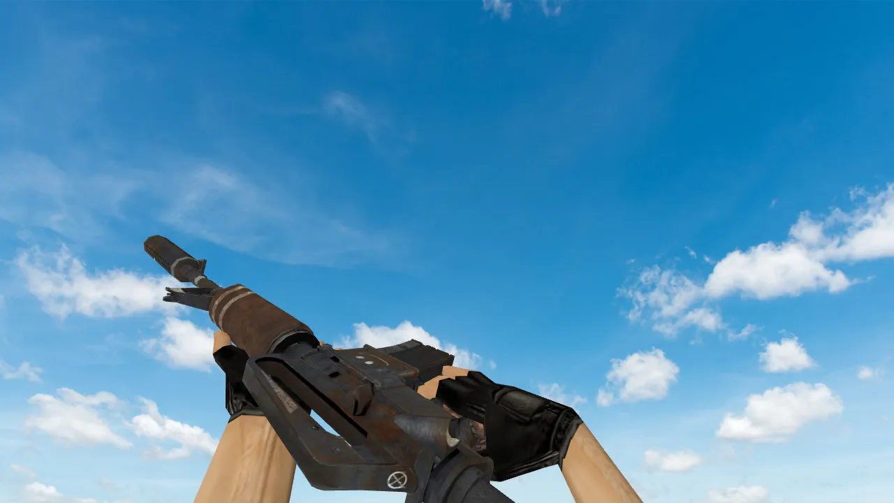 Модель M4A1 66 Gun v_ для CS 1.6: w_ p_ модели, звук, анимация осмотра, текстуры и настройка — скриншот 2