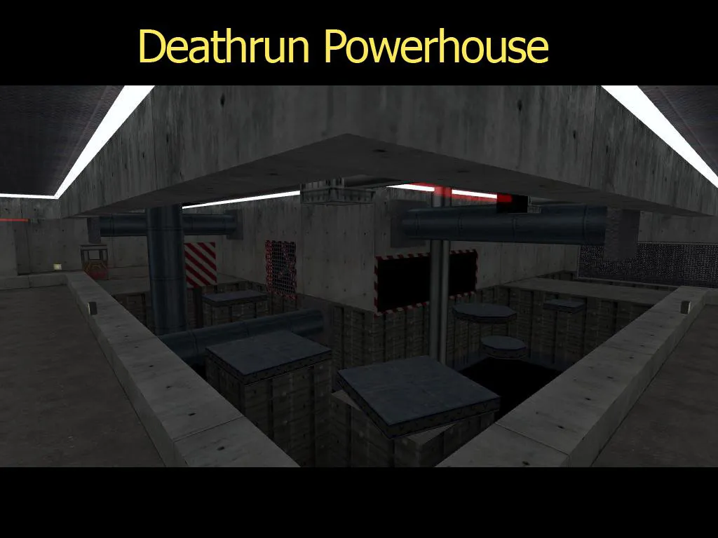 Скачать deathrun_powerhouse_final для CS 1.6: карты deathrun, тактика за CT/T, точки, оптимизация и запуск - Скриншот