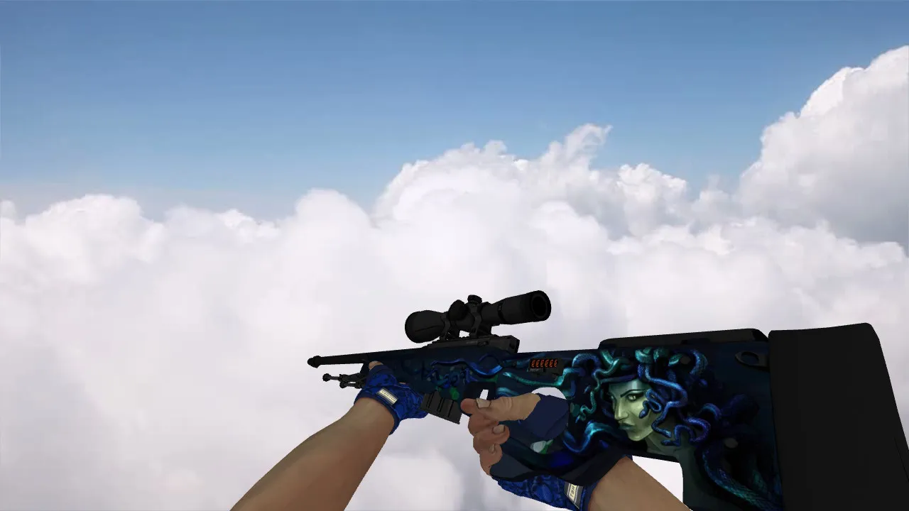 Скачать Пак моделей оружия «Hand Wraps Cobalt Skulls Pack» для CS 1.6: v_ p_ w_ модели, звуки, анимация осмотра и текстуры - Скриншот