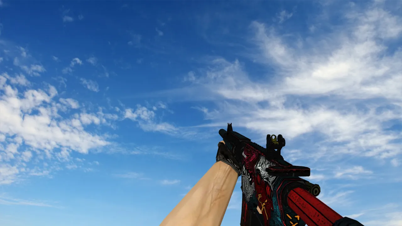 Скачать Модель «M4A4 Cutter» v_m4a1p v_ модели, w_ и p_ для CS 1.6: звуки, анимация осмотра, текстуры и настройка - Скриншот