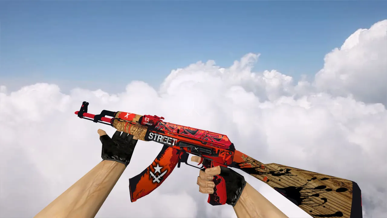 Скачать Модель «AK-47 Ringleader» для CS 1.6: v_ p_ w_ модели, звуки и анимация осмотра - Скриншот