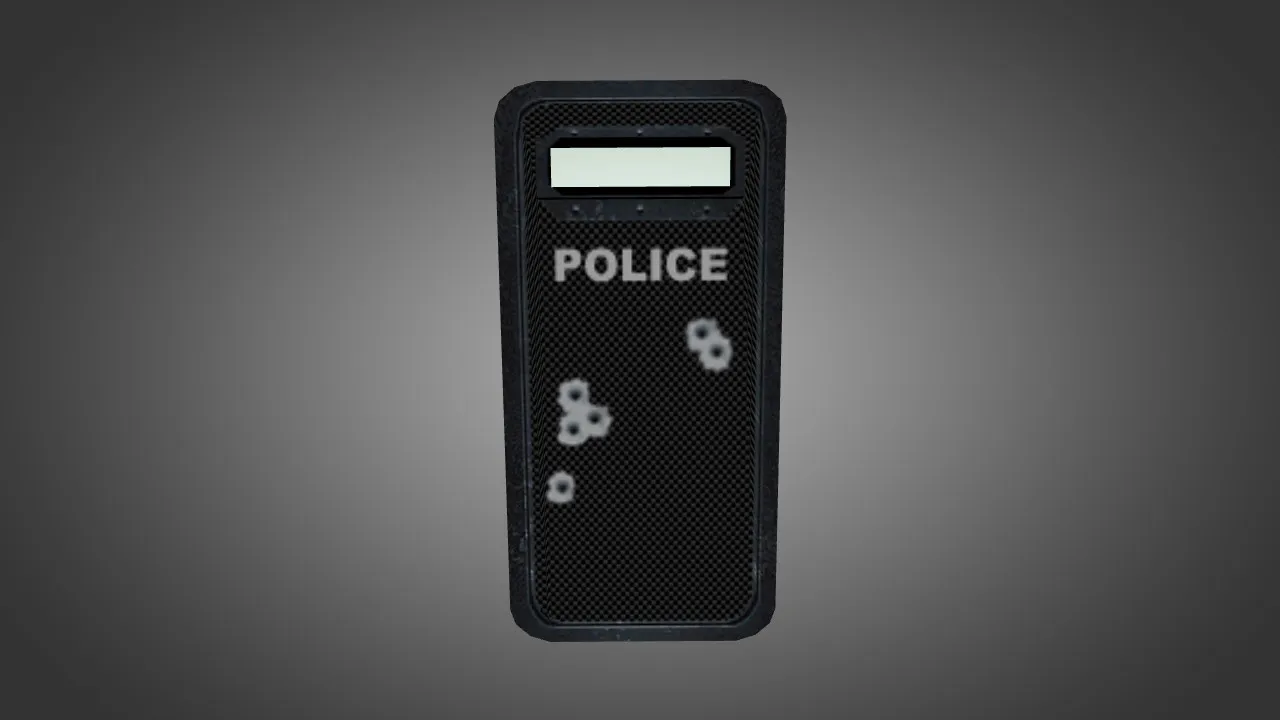 Скачать Модель «Police Carbon Shield» для CS 1.6: v_ и p_ модели, звуки, анимации, текстуры и настройка - Скриншот