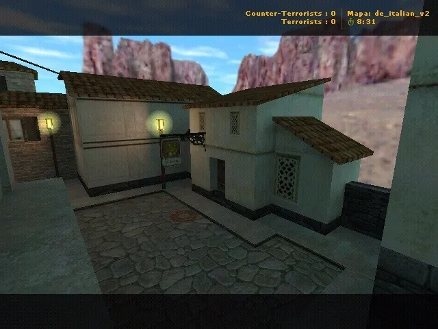 Скачать Карта de_italian_v2 для CS 1.6 - Баланс и тактика - Скриншот