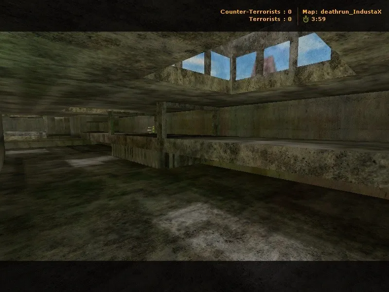 Скачать deathrun_industax для CS 1.6: карта Deathrun, точки, маршруты, .nav и оптимизация - Скриншот