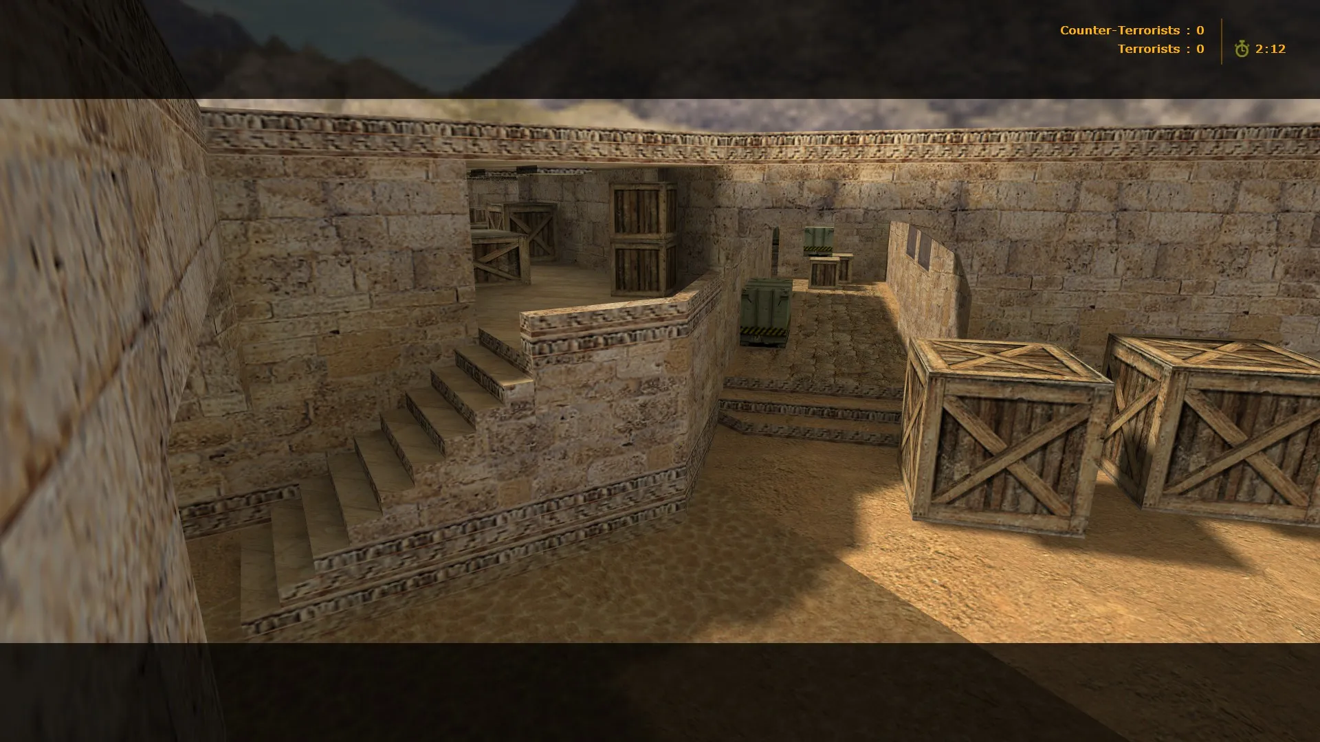 Скачать Карта 828_dust для CS 1.6: de_dust2 стиль, точки, .nav для ботов, оптимизация wpoly/epoly - Скриншот